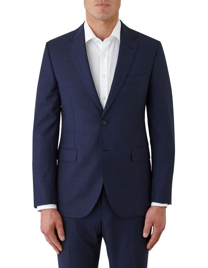 Stefano Tailored Fit Jacket in Navy image 1