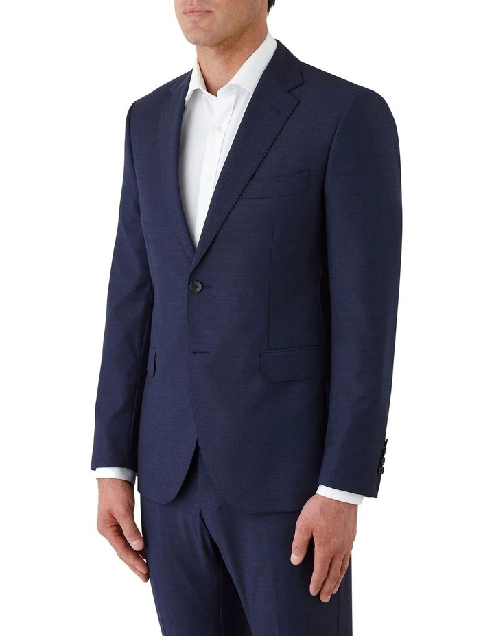 Stefano Tailored Fit Jacket in Navy image 3