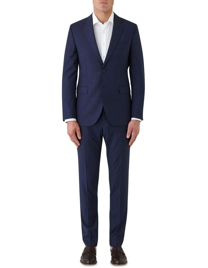 Stefano Tailored Fit Jacket in Navy image 5