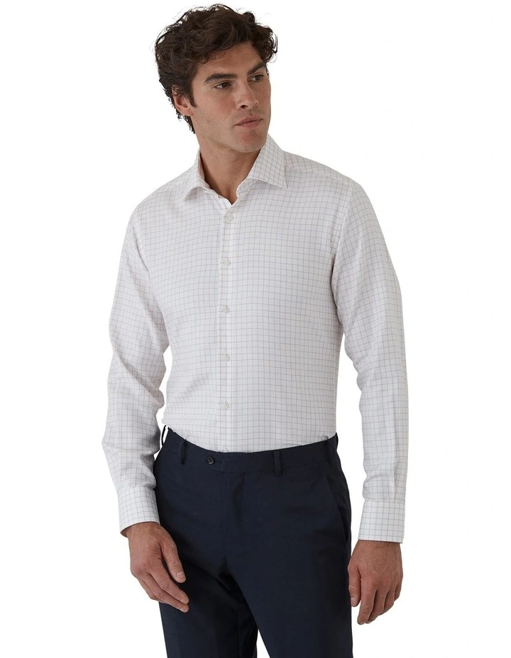 Marcell Tailored Fit Shirt in Orange image 1