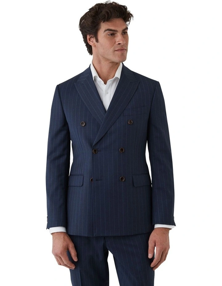 Tommaso Tailored Fit Jacket In Navy image 1