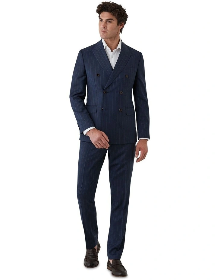 Tommaso Tailored Fit Jacket In Navy image 5