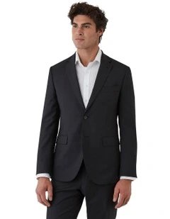 Stefano Tailored Fit Jacket In Black
