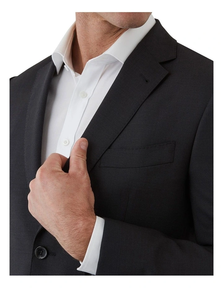 Stefano Tailored Fit Jacket In Black image 4