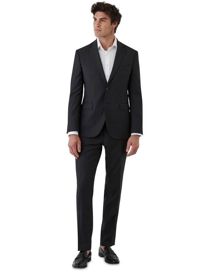 Stefano Tailored Fit Jacket In Black image 5