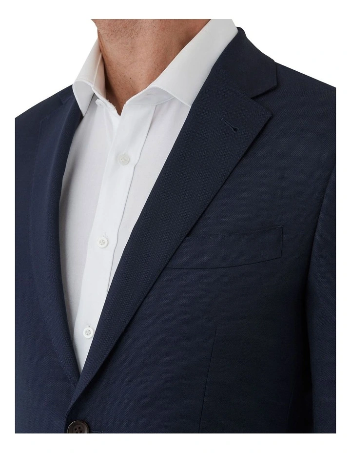Stefano Tailored Fit Jacket In Navy image 4