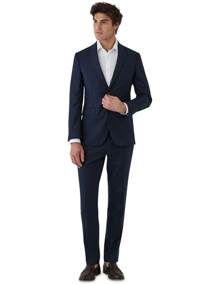 Fabio Tailored Fit Trouser In Navy image 5