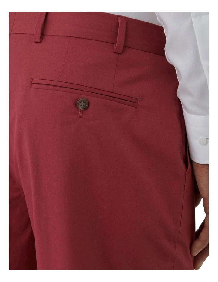 Maurizio Tailored Fit Casual Trouser In Bordeaux image 4