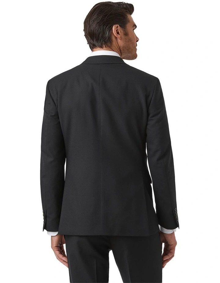 Stefano Tailored Fit Jacket in Black image 3