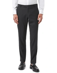 Fabio Tailored Fit Trouser in Black