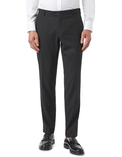 Fabio Tailored Fit Trouser in Black