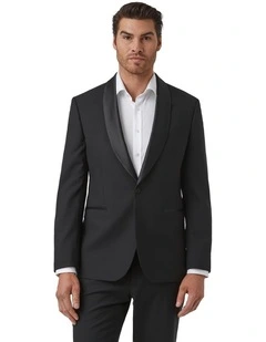Giovanni Tailored Fit Jacket in Black