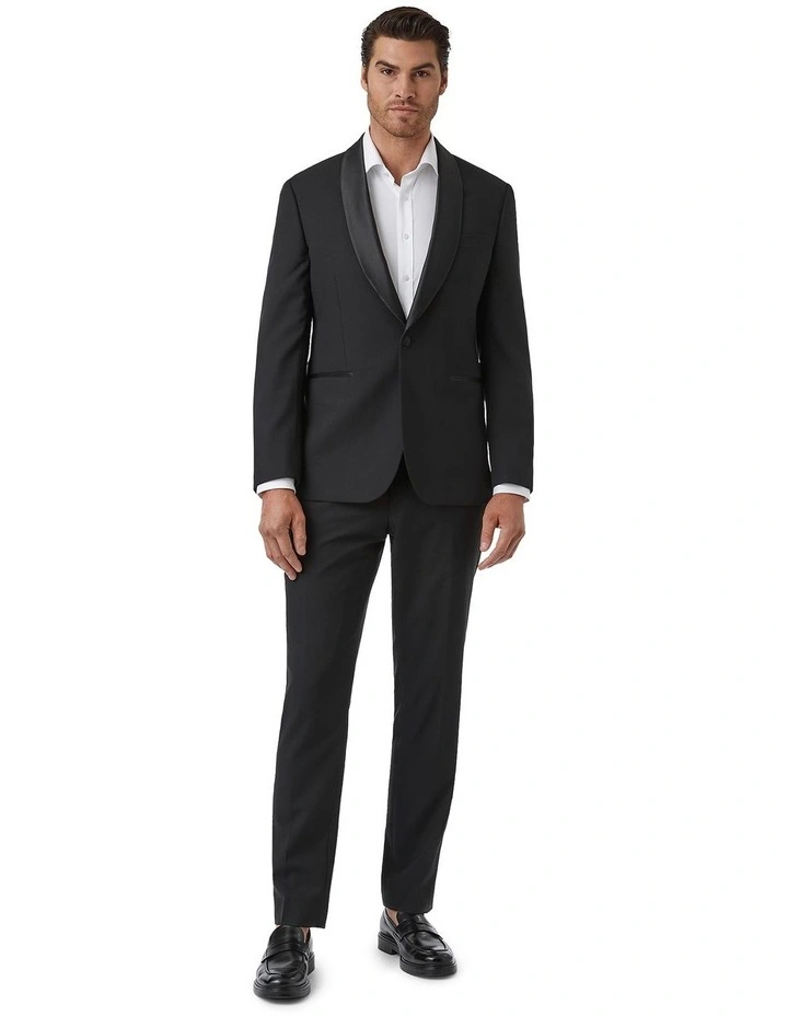 Giovanni Tailored Fit Jacket in Black image 2