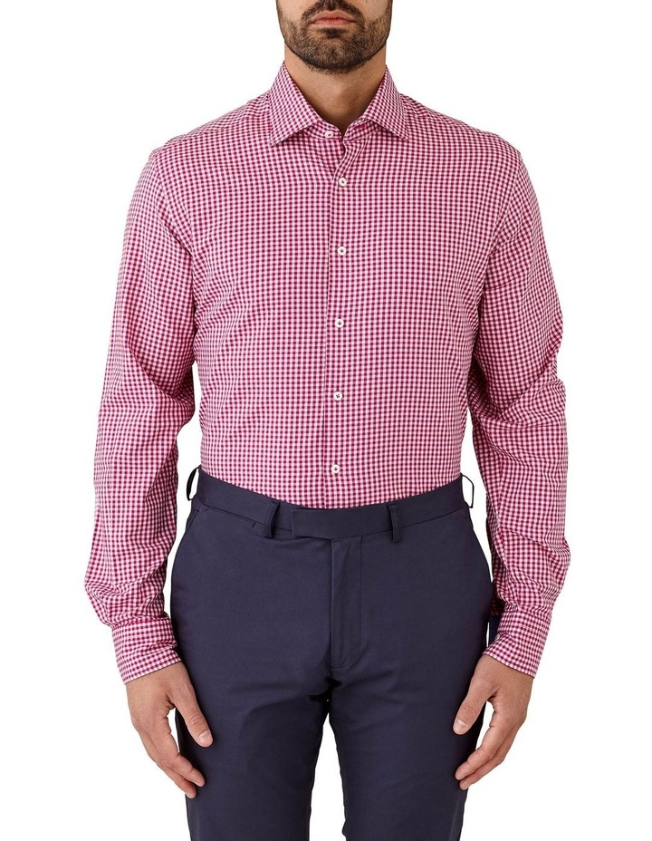 Tailored Fit Marcell Gingham Check Long Sleeve Shirt