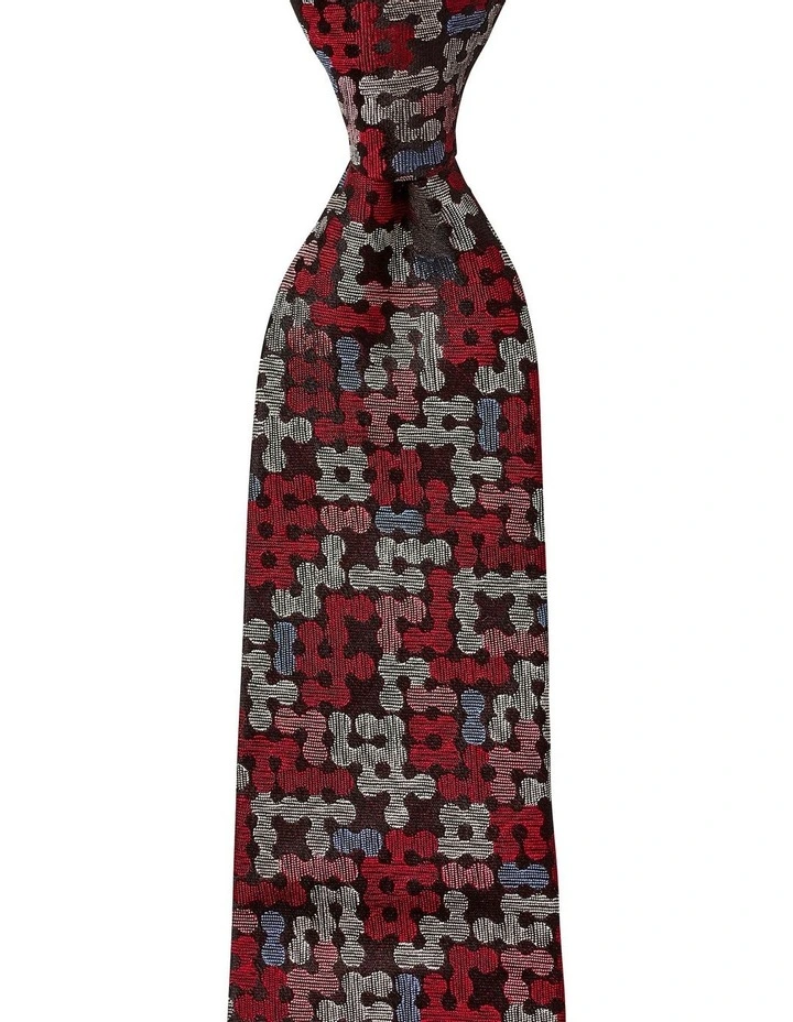 Circuito Silk Tie in Red image 1