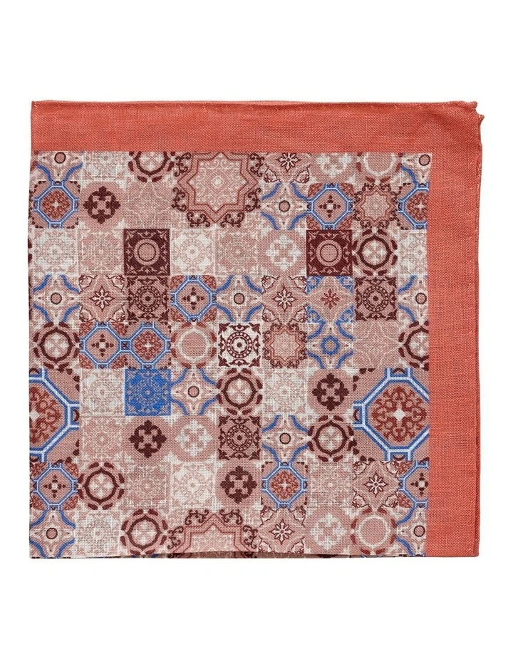 Mosaico Linen Pochette in Taupe image 1