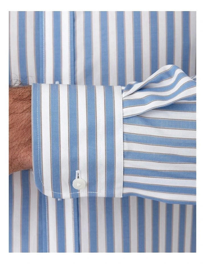 Giorgio Tailored Fit Shirt in Steel Blue image 4