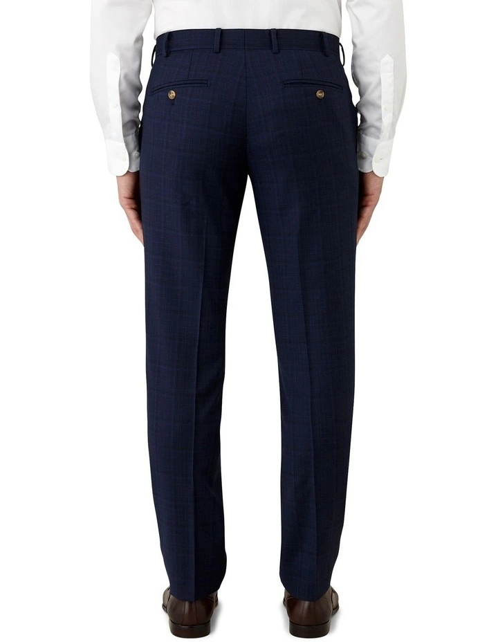 Fabio Tailored Fit Trouser in Navy image 2