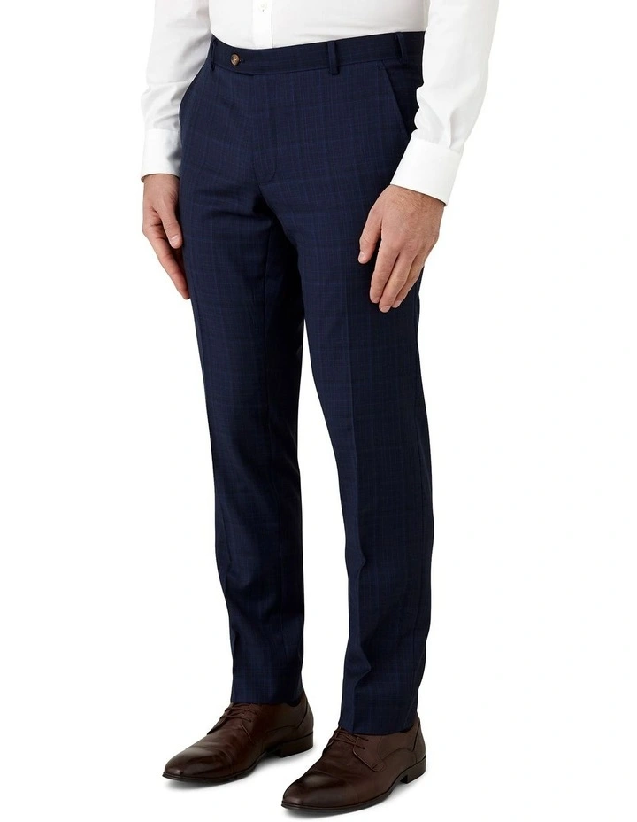 Fabio Tailored Fit Trouser in Navy image 3