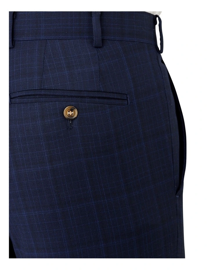 Fabio Tailored Fit Trouser in Navy image 4