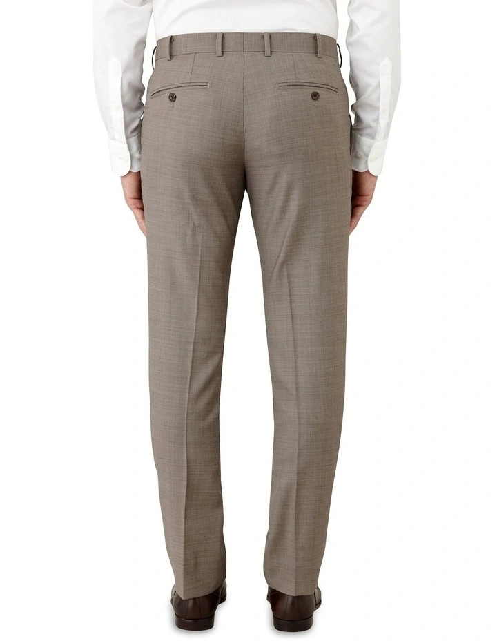 Fabio Tailored Fit Trouser In Taupe image 2