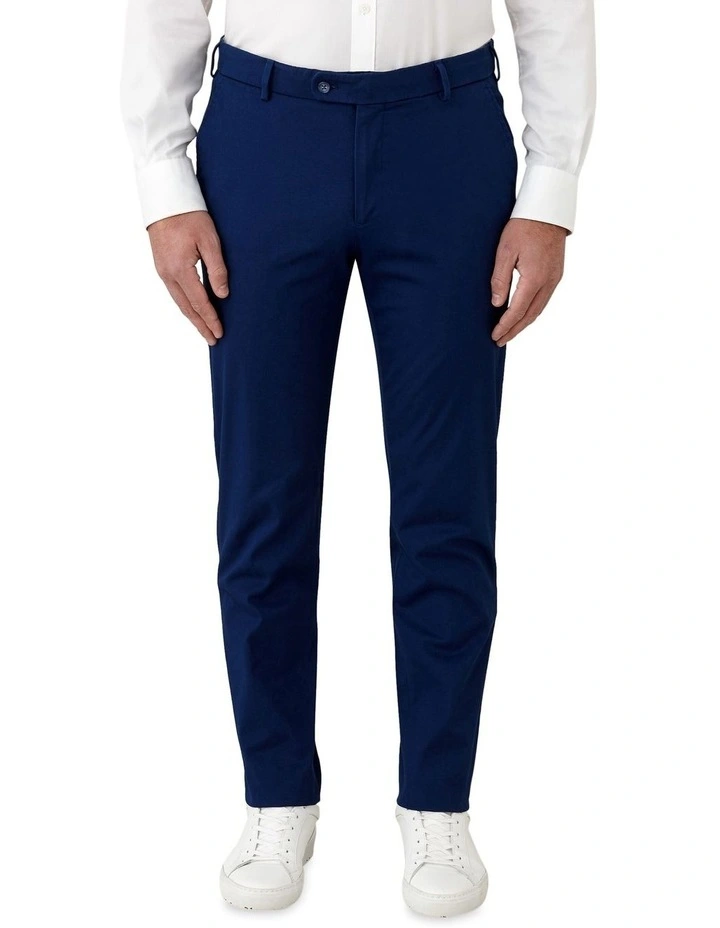 Christiano Modern Fit Chino in Blue image 1