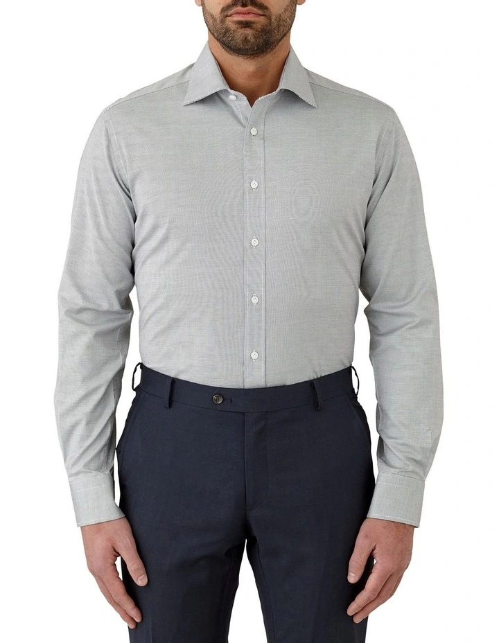 Giorgio Tailored Fit Shirt in Black/White image 1