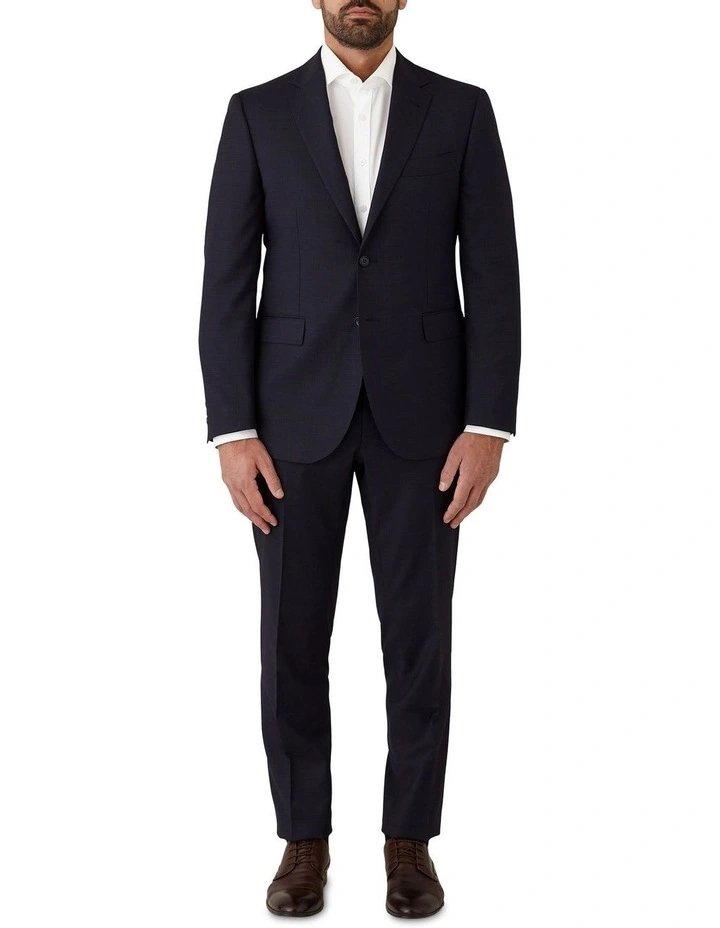 Stefano Tailored Fit Jacket in Navy image 5