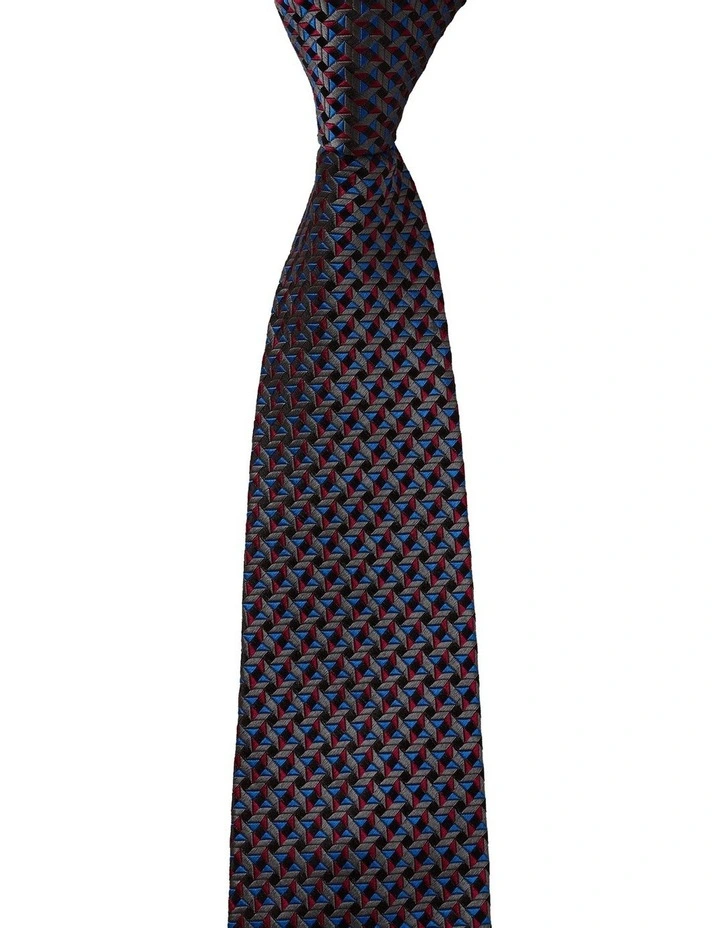 Corde Silk Tie in Grey image 1