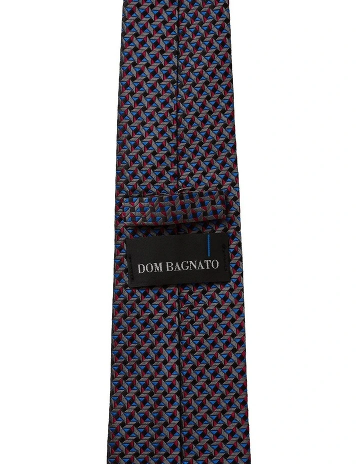 Corde Silk Tie in Grey image 2