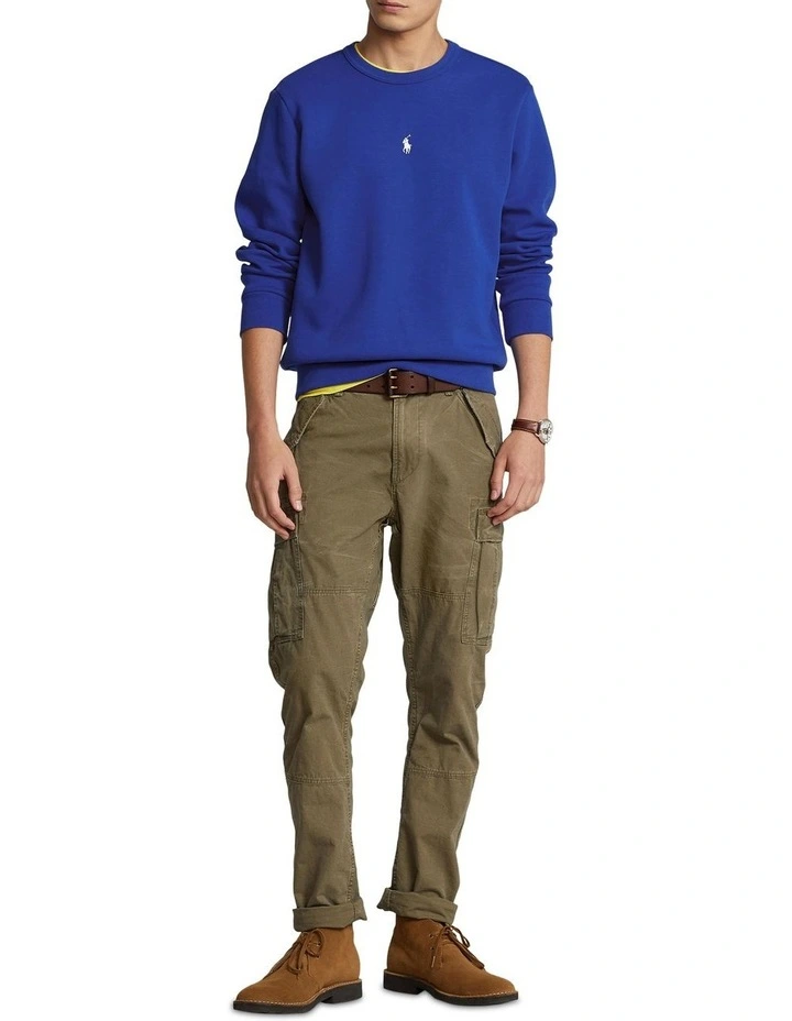 Double-Knit Sweatshirt in Blue image 3