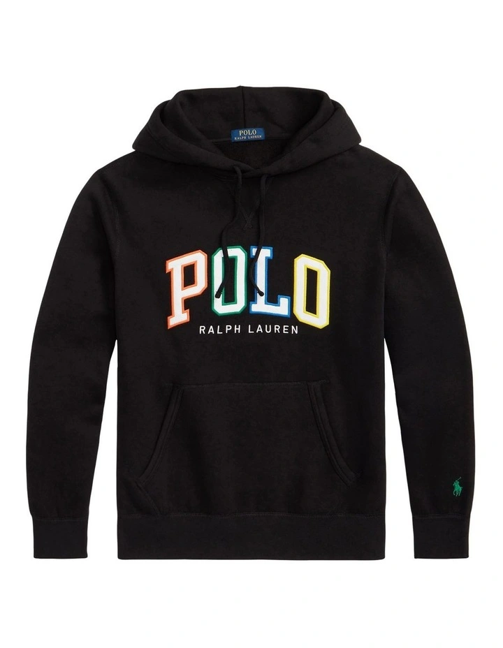 The Fleece Logo Hoodie in Black image 4