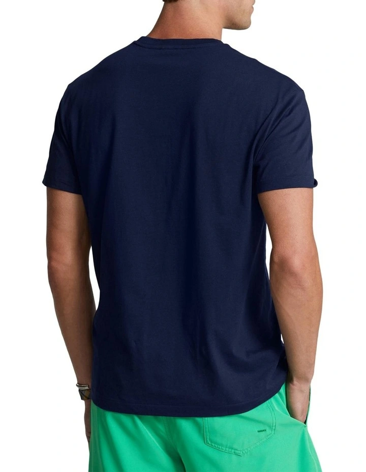 Classic Fit Big Pony Jersey T-Shirt in Navy image 2