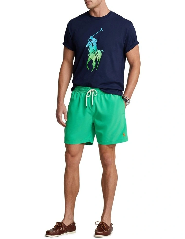 Classic Fit Big Pony Jersey T-Shirt in Navy image 3