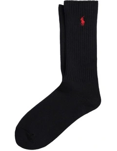 Cotton-Blend Crew Socks