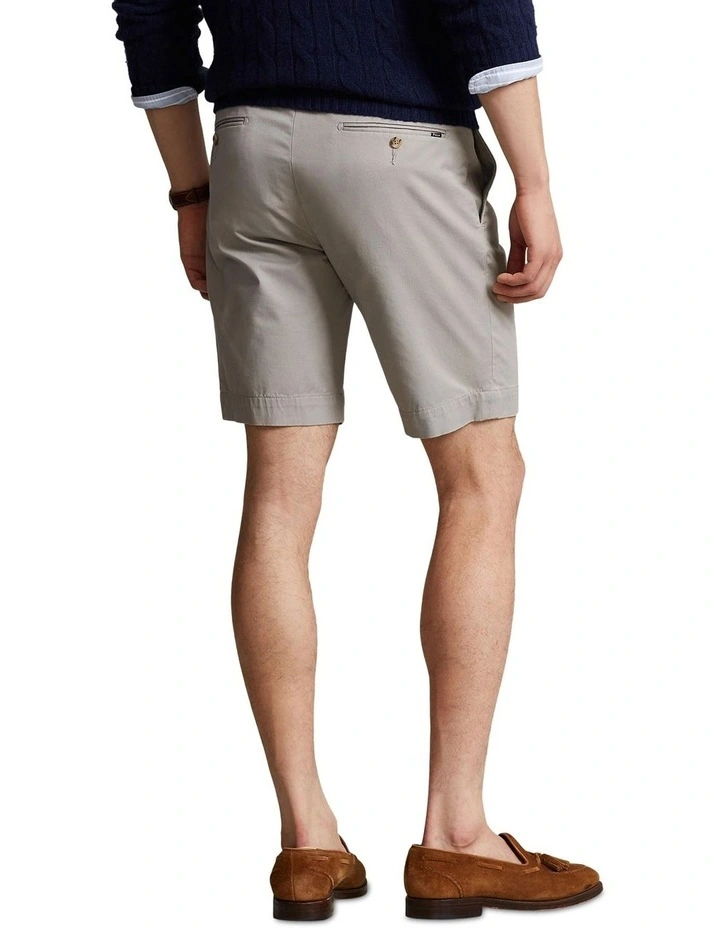 9-Inch Stretch Slim Fit Chino Short in Grey image 2