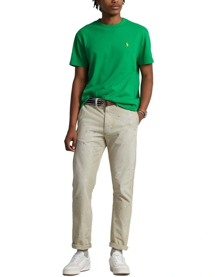 Classic Fit Heavyweight Jersey T-shirt in Green image 3