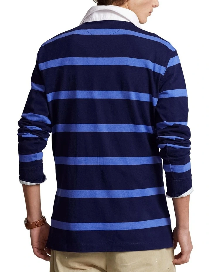 The Iconic Rugby Shirt in Navy image 2