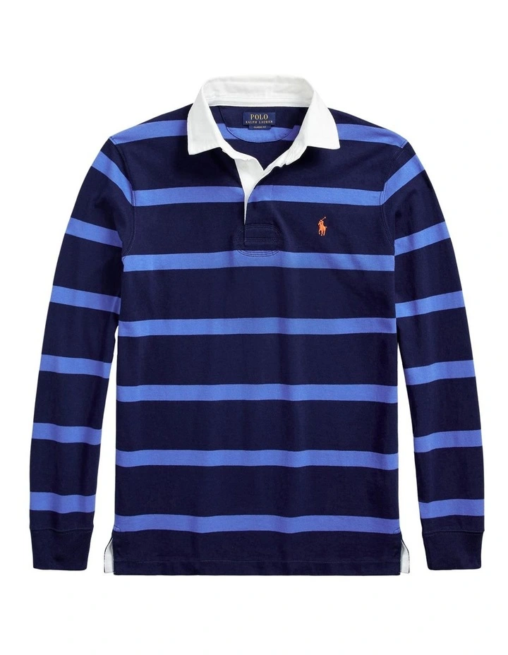 The Iconic Rugby Shirt in Navy image 4