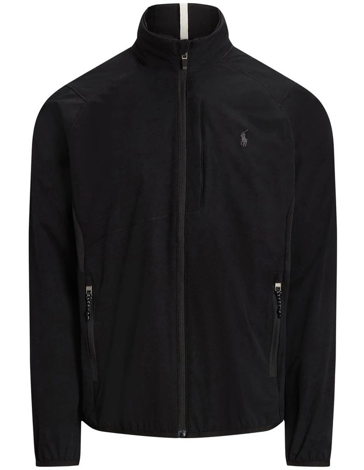 Packable Hooded Jacket in Black image 4