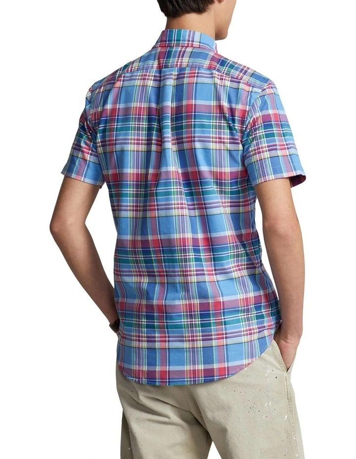 Classic Fit Plaid Oxford Shirt in Multi image 2