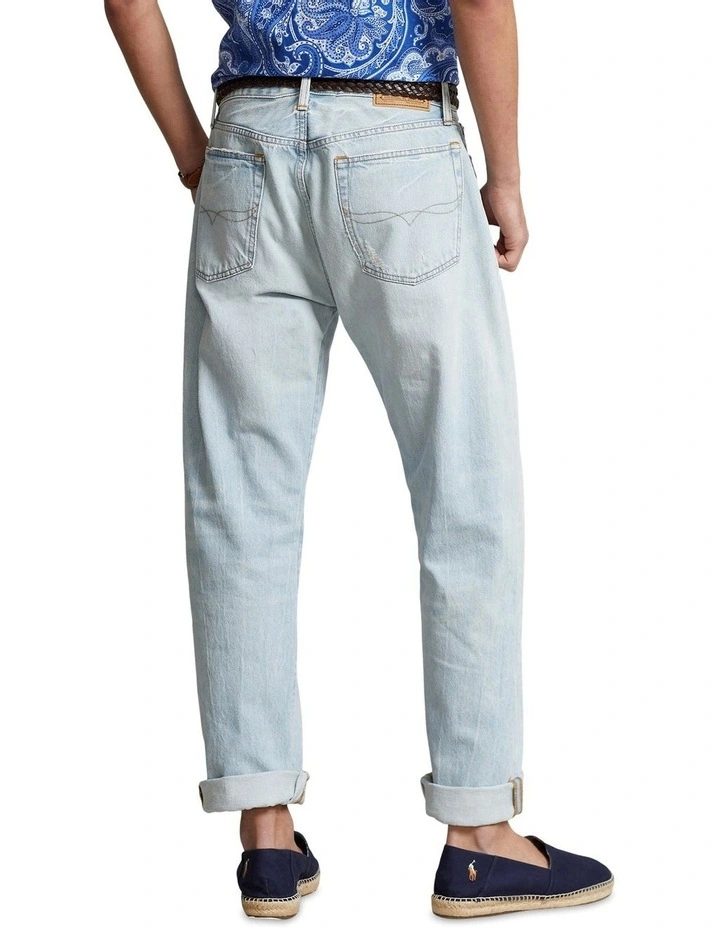 Polo Ralph Lauren Anders Classic Taper Fit Faded Jean in Blue | MYER
