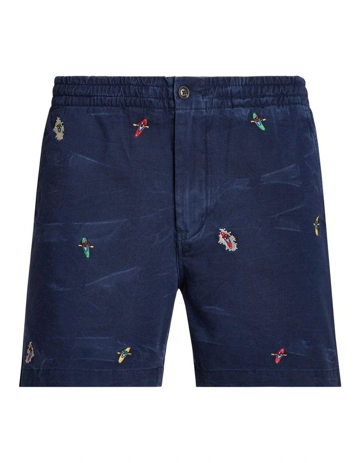 Prepster Embroidered Short 6-Inch in Navy image 4