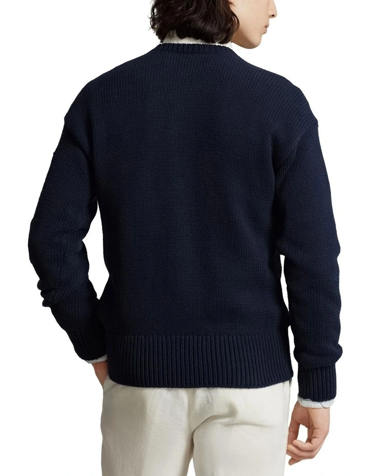 NYC Crewneck Sweater in Navy image 2