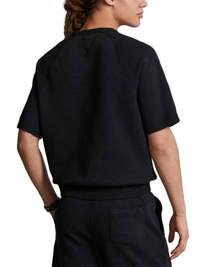 Polo Sport Short-Sleeve Sweatshirt in Black image 2