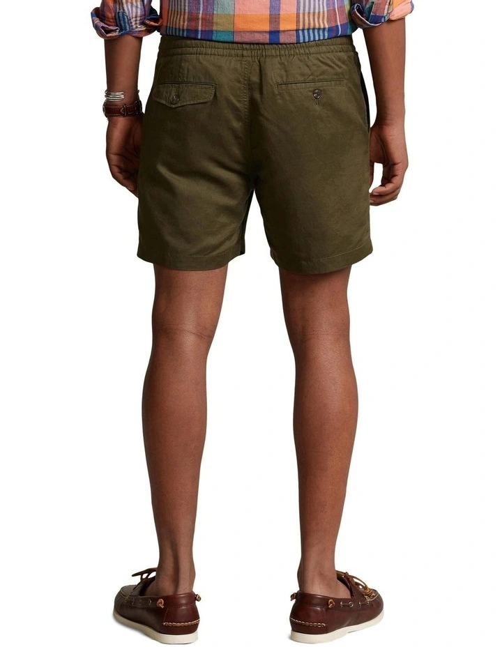 6-Inch Polo Prepster Linen-Blend Shorts in Green image 2