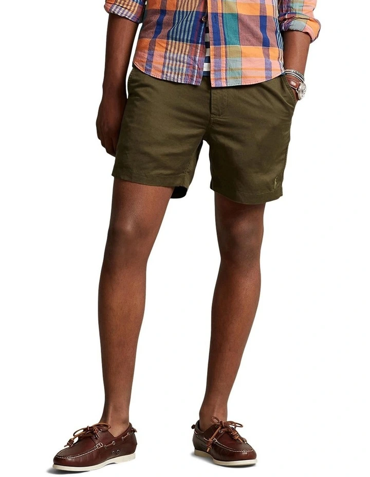 6-Inch Polo Prepster Linen-Blend Shorts in Green image 3