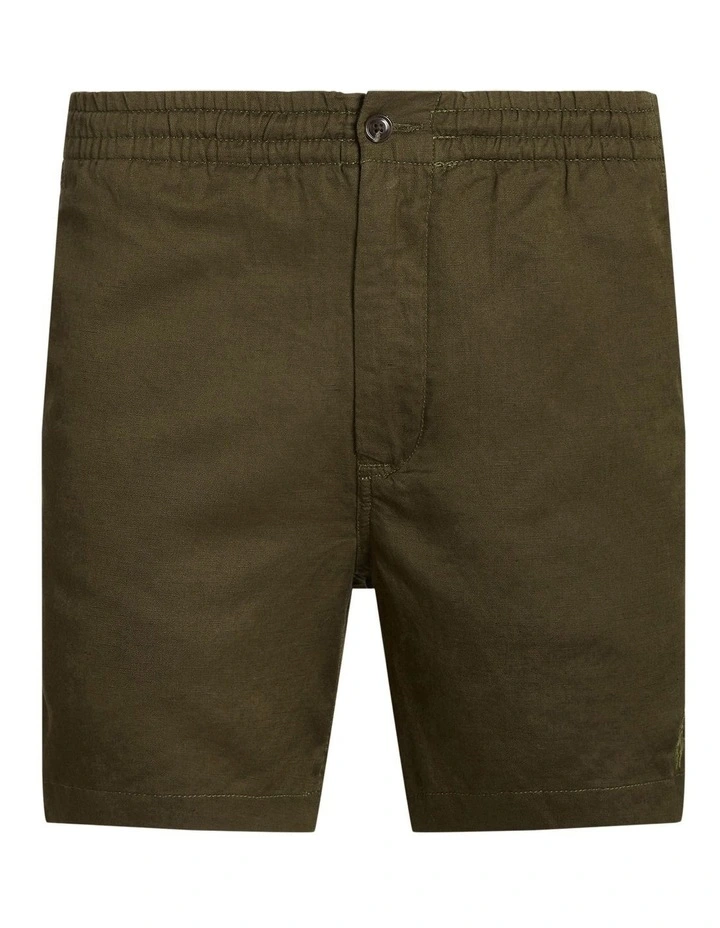 6-Inch Polo Prepster Linen-Blend Shorts in Green image 4