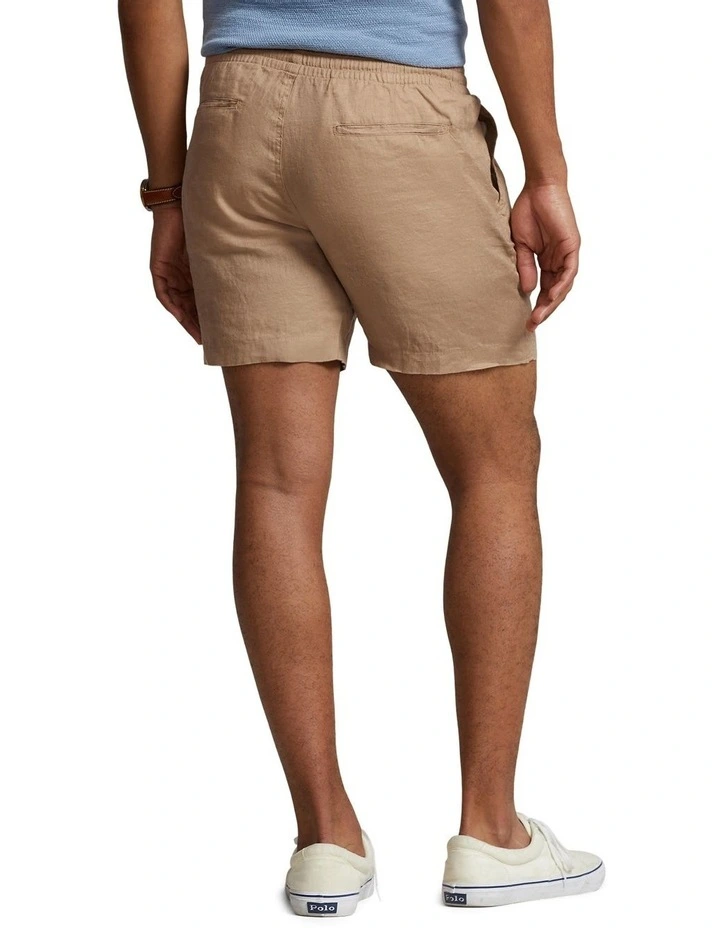 Prepster Linen 6-Inch Short in Beige image 2