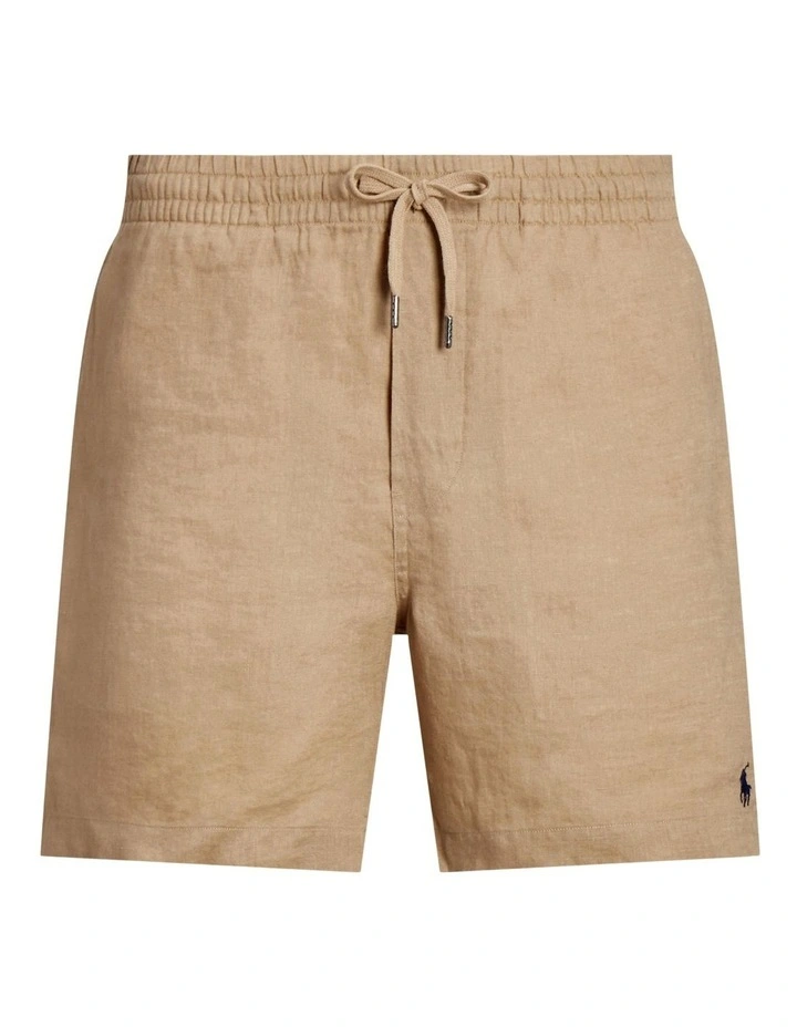 Prepster Linen 6-Inch Short in Beige image 4